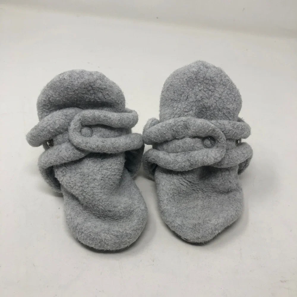 Zutano Bootie Bundle Unisex 12M 18M Baby Multi Color Fleece Organic Cotton Snaps